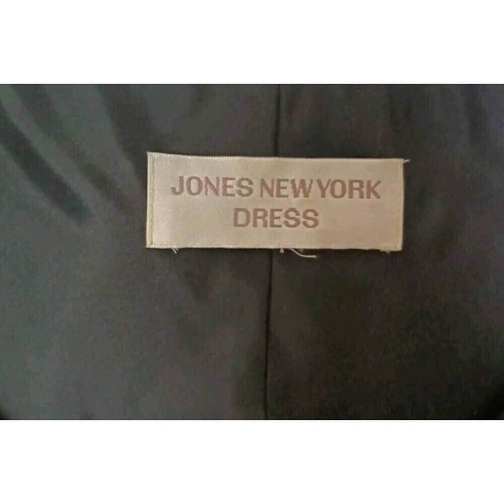 Jones New York Maxi Dress Size 6 Black Purple Floral Print Y2K Fairy Grunge - Picture 4 of 8